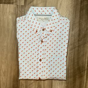 Sovereign Code Flamingo Short Sleeve Button Down Shirt - Small